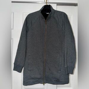 L.L.Bean 1912 Sweatshirt, Sherpa-Lined Full-Zip Tunic NWOT!